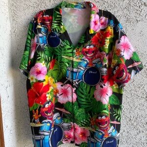 Unisex ANIMAL Muppet tropical shirt Size L
